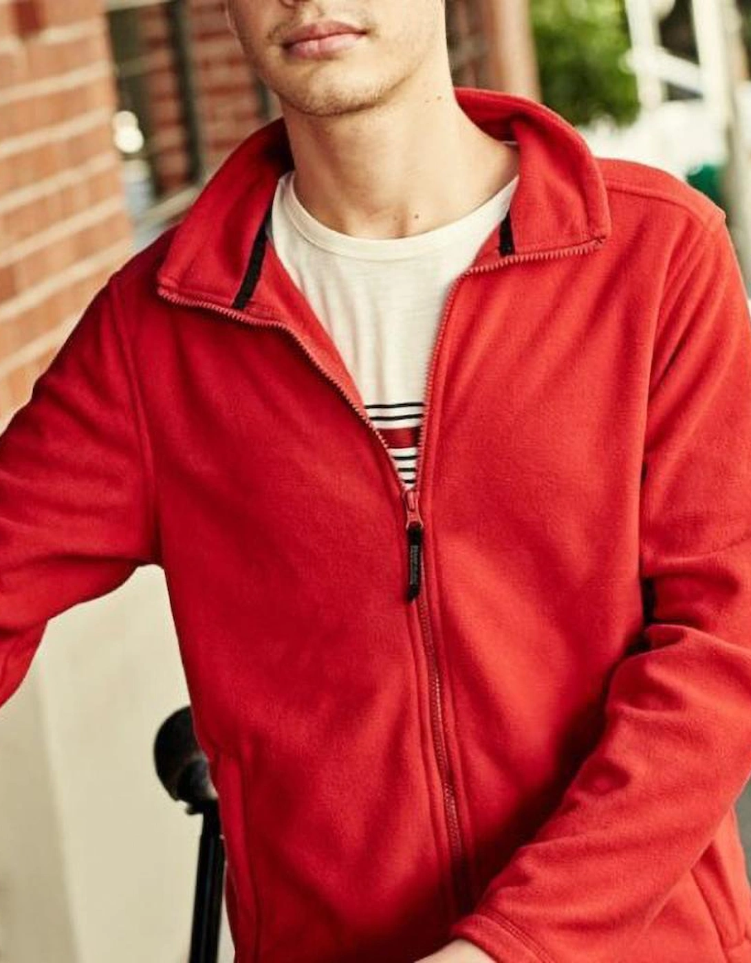 Mens Plain Micro Fleece Full Zip Jacket (Layer Lite), 6 of 5