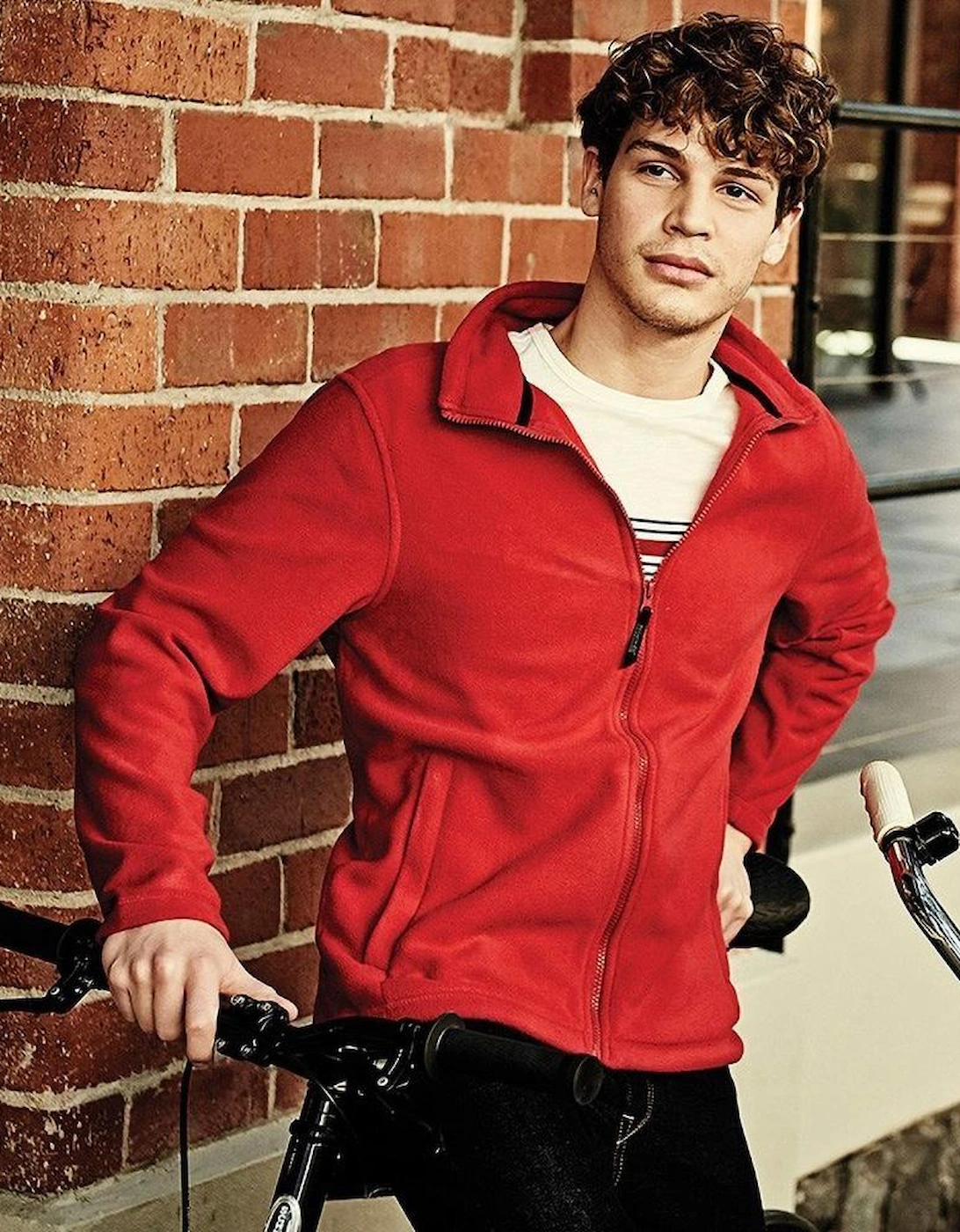 Mens Plain Micro Fleece Full Zip Jacket (Layer Lite)