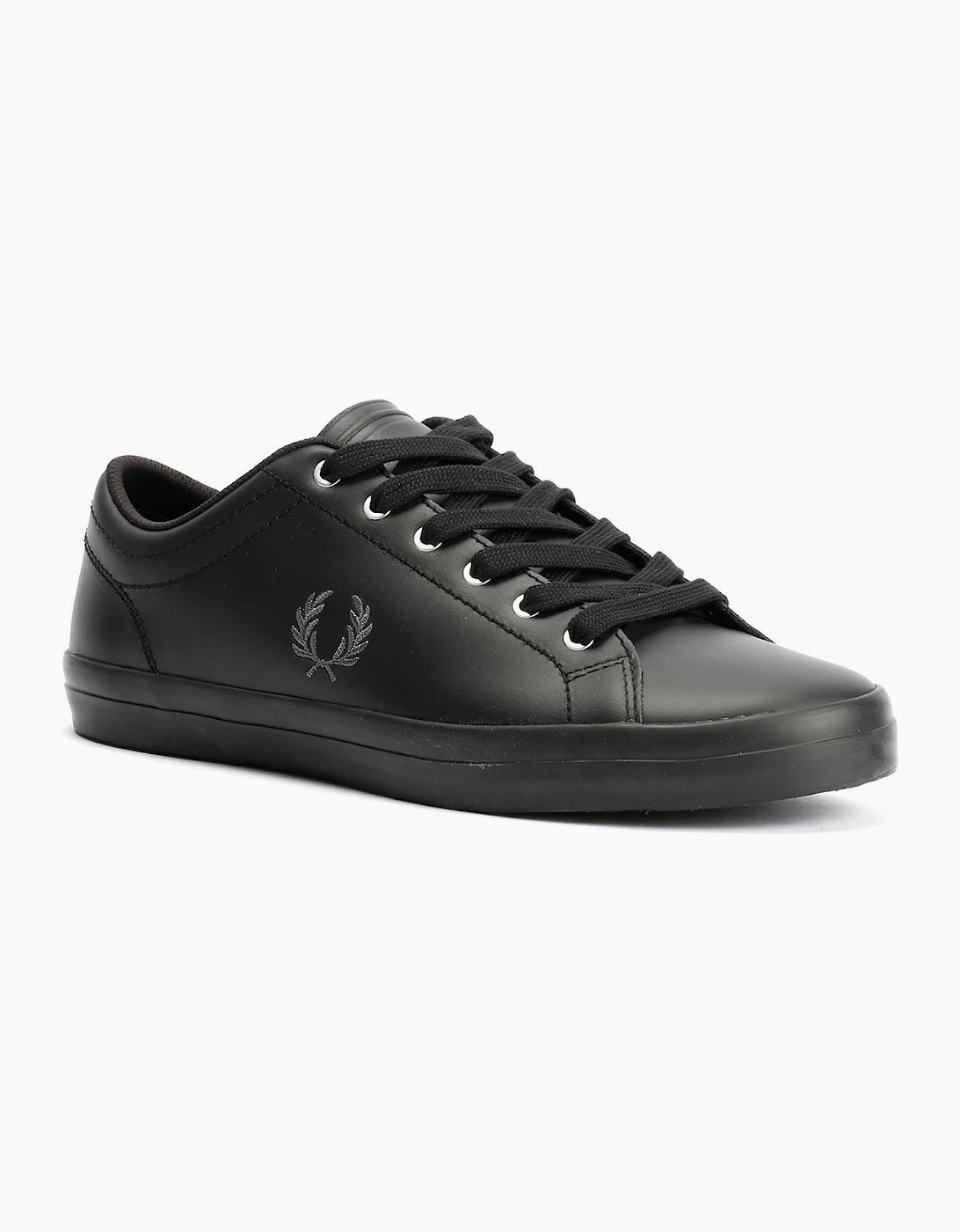 Fred Perry Baseline Leather Men's Black Trainers