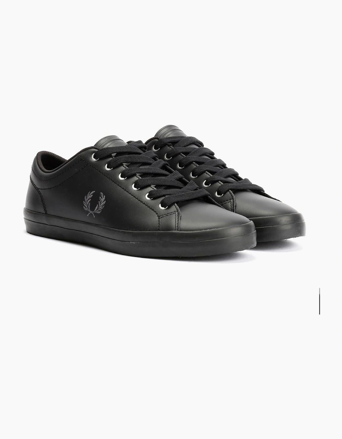 Fred Perry Baseline Leather Men's Black Trainers