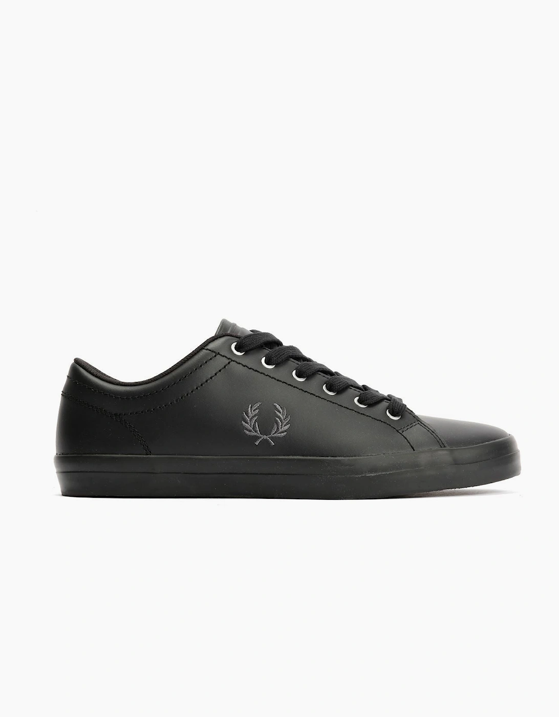 Fred Perry Baseline Leather Men's Black Trainers