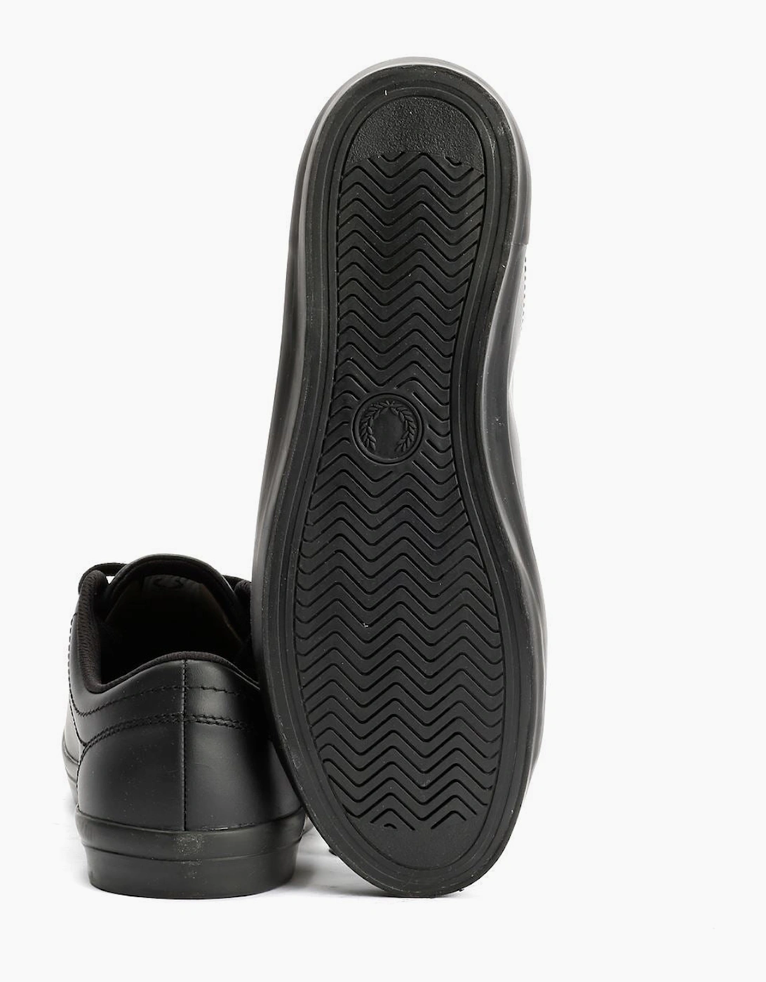 Fred Perry Baseline Leather Men's Black Trainers