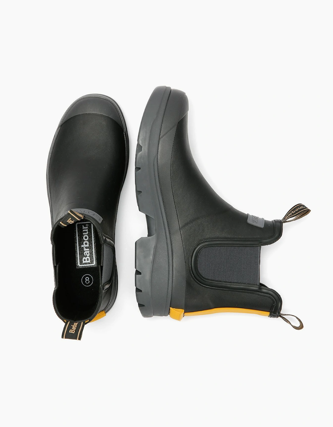 Nimbus Chelsea Men's Black/Ochre Wellington Boots