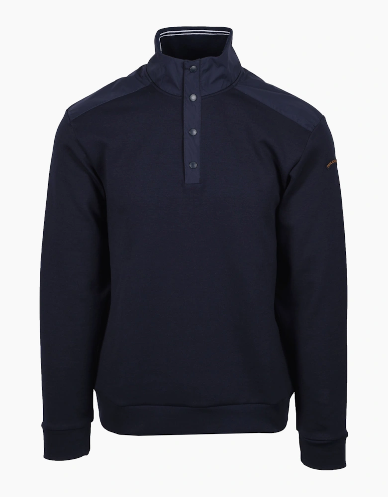 PAUL AND SHARK HALF ZIP SWEATSHIRT NAVY
