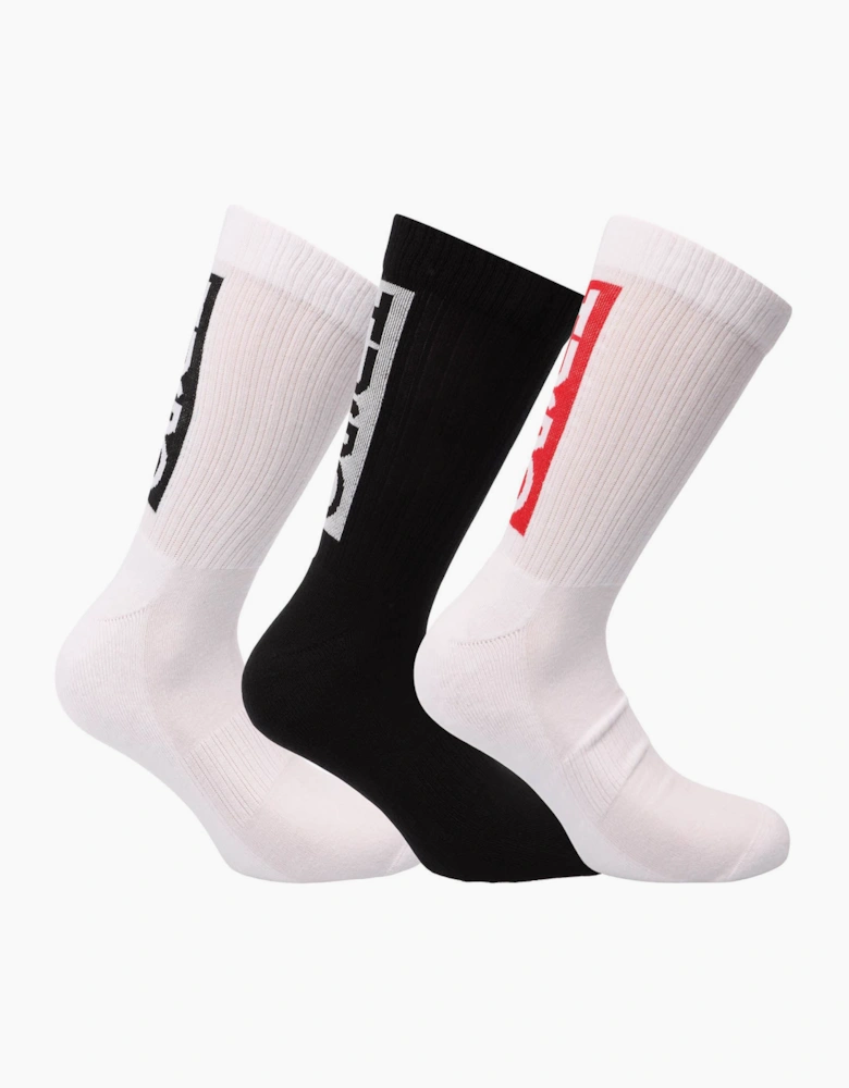 3 Pack of Vertical Logo Socks