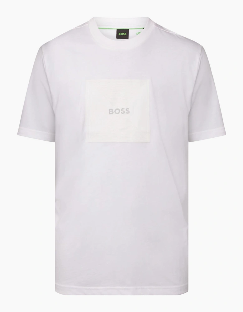 Cotton Jersey T-Shirt with Fineline Artwork