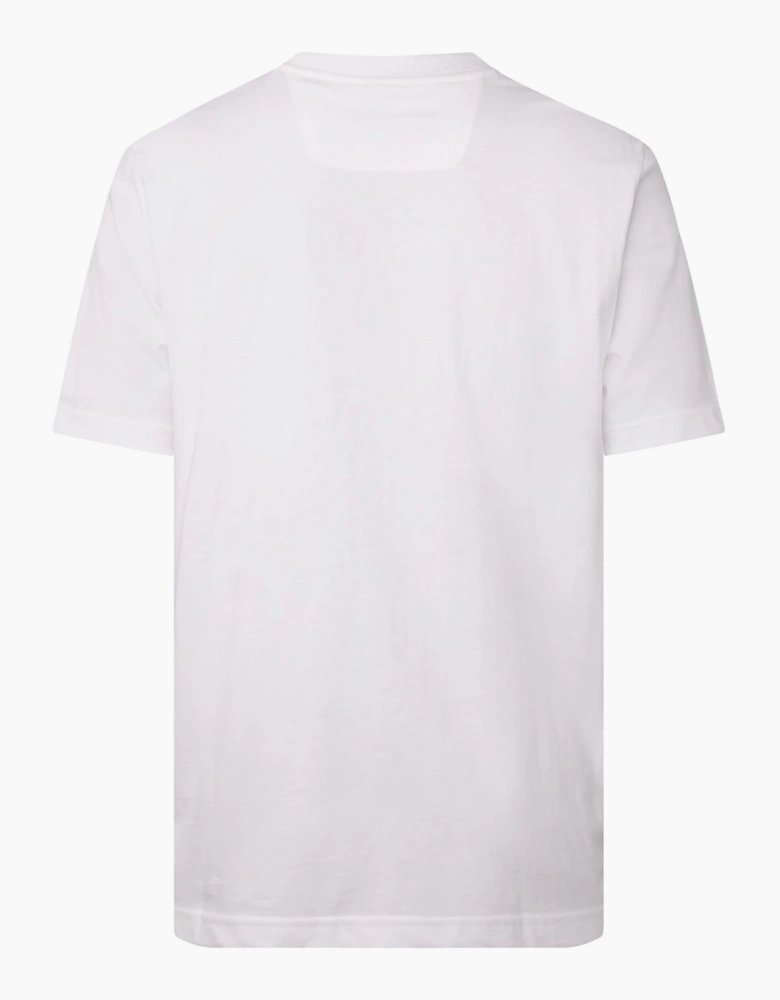Cotton Jersey T-Shirt with Fineline Artwork