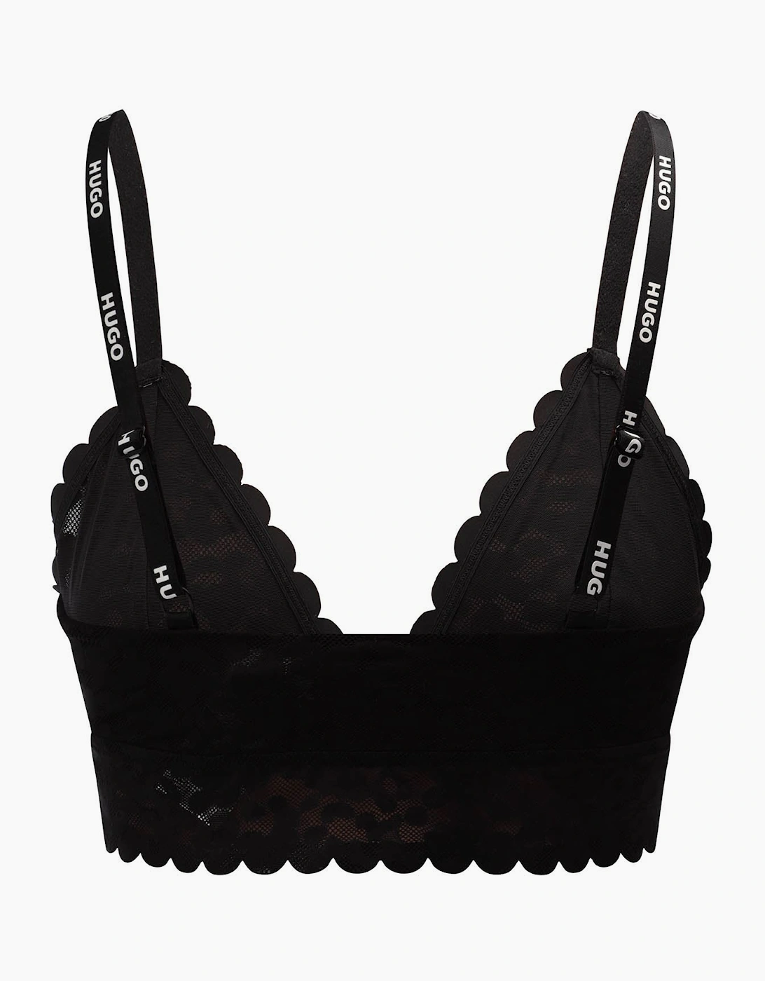 Triangle Bra in Leopard Pattern Lace