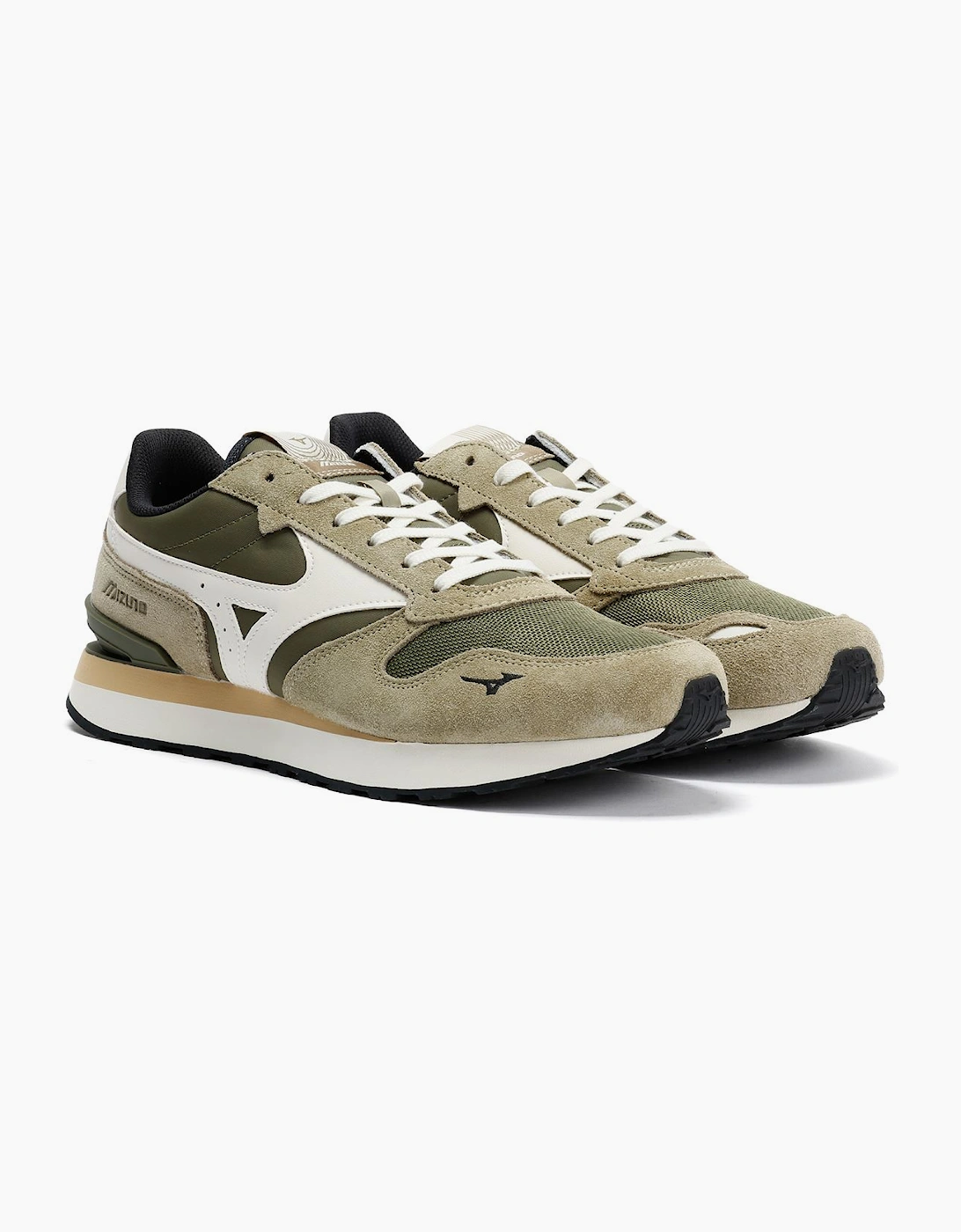 Mizuno RB87 Four Leaf Clover/Snow White/Elm Trainers, 9 of 8