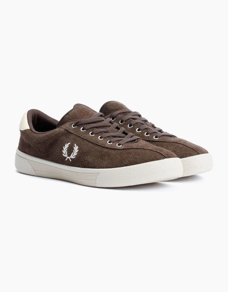 Fred Perry Tennis Shoe Suede Men's Tobacco/Ice Cream Trainers