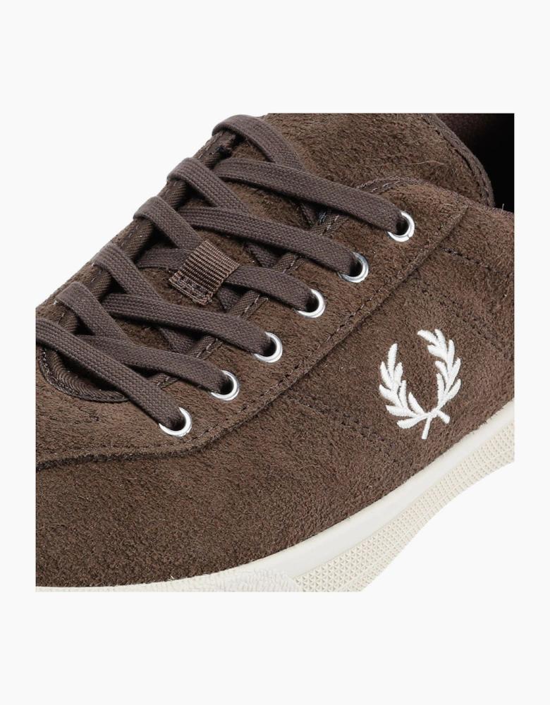 Fred Perry Tennis Shoe Suede Men's Tobacco/Ice Cream Trainers