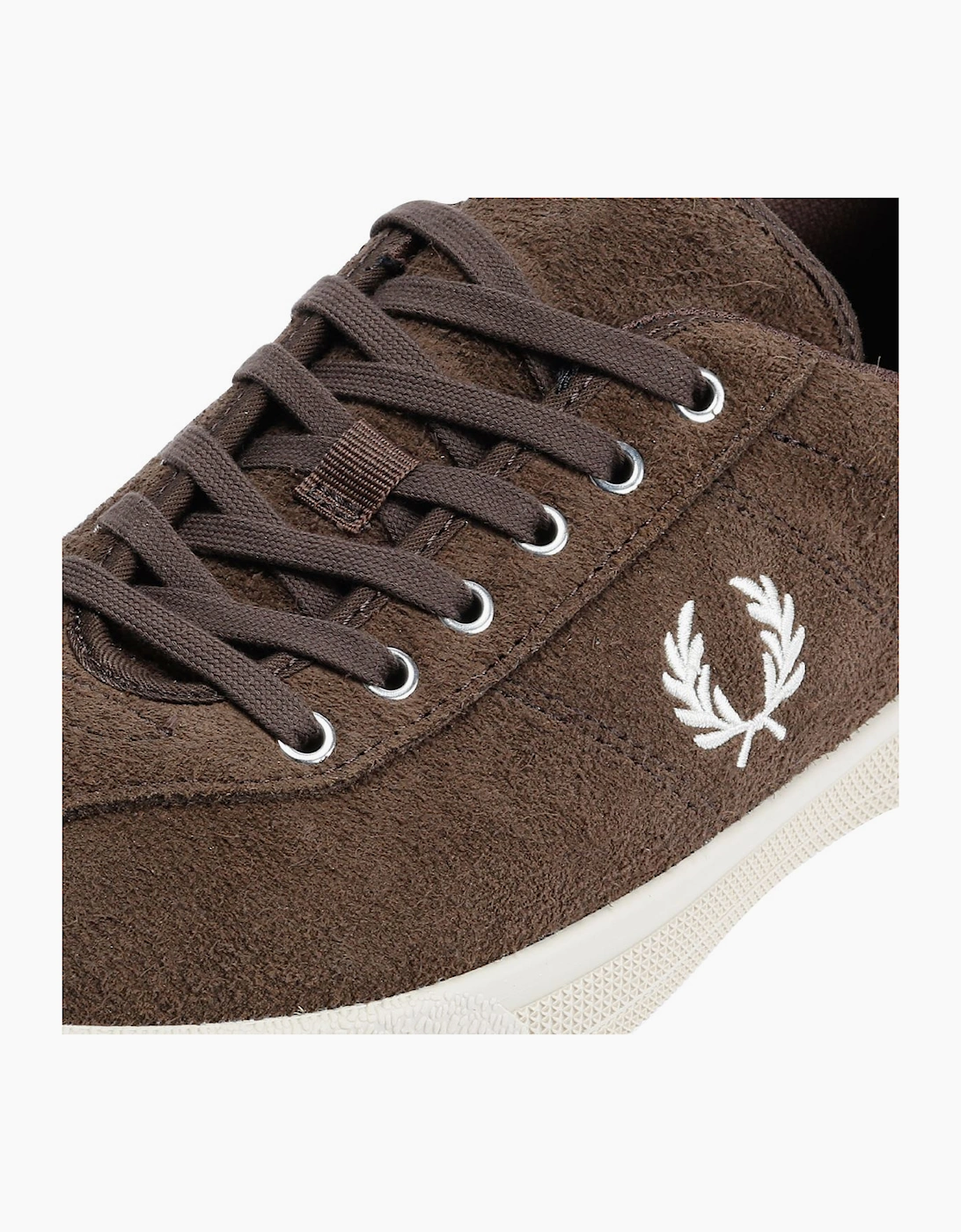Fred Perry Tennis Shoe Suede Men's Tobacco/Ice Cream Trainers
