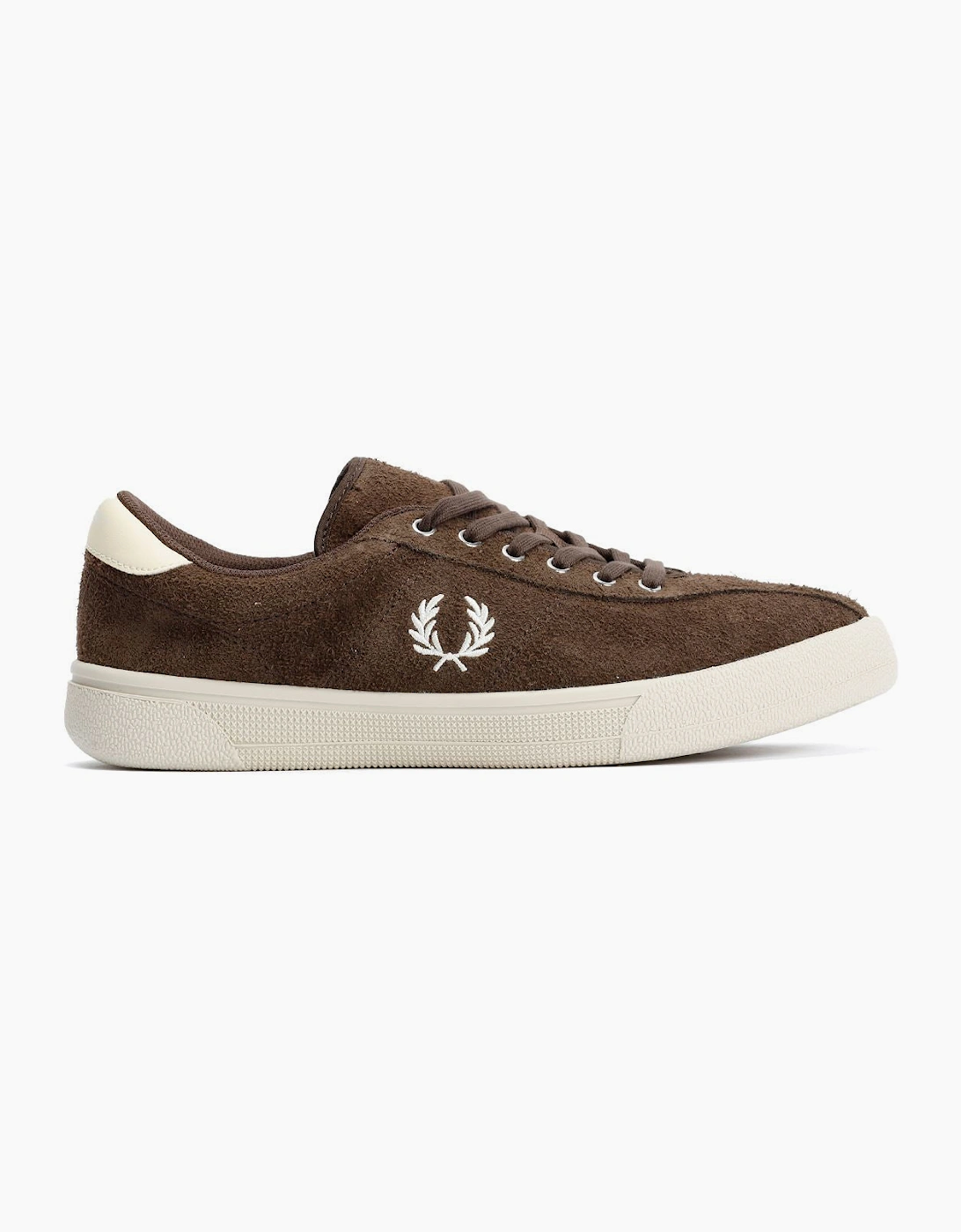 Fred Perry Tennis Shoe Suede Men's Tobacco/Ice Cream Trainers