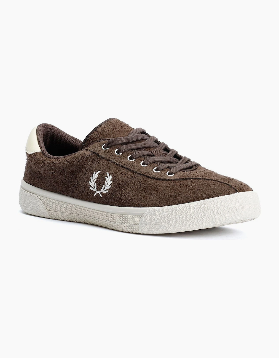 Fred Perry Tennis Shoe Suede Men's Tobacco/Ice Cream Trainers