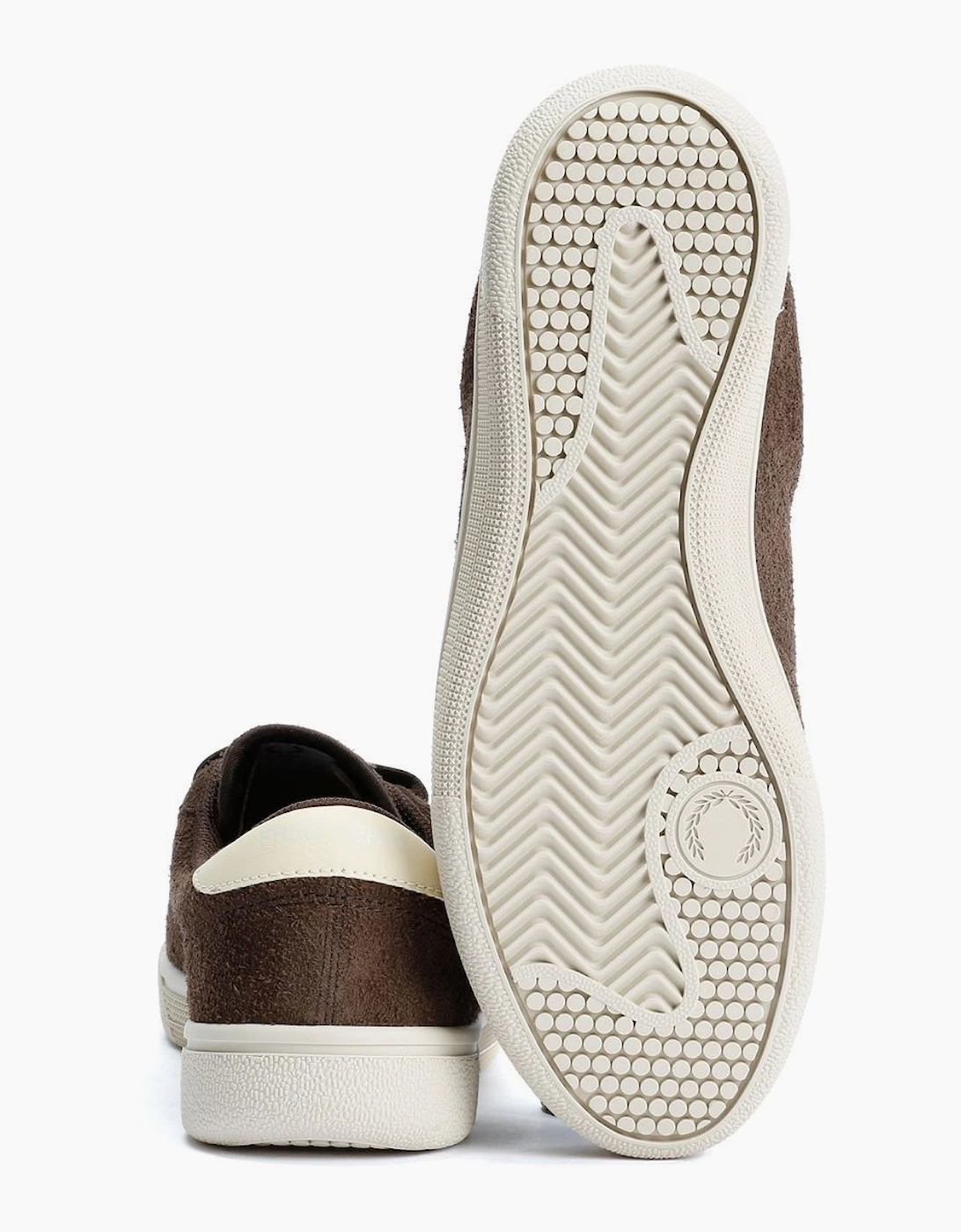 Fred Perry Tennis Shoe Suede Men's Tobacco/Ice Cream Trainers