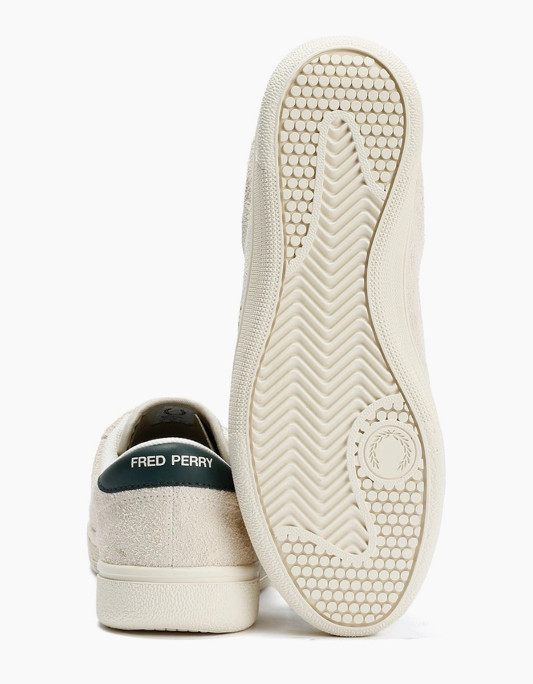 Fred Perry Tennis Shoe Suede Men's Ecru/Grassroot Trainers