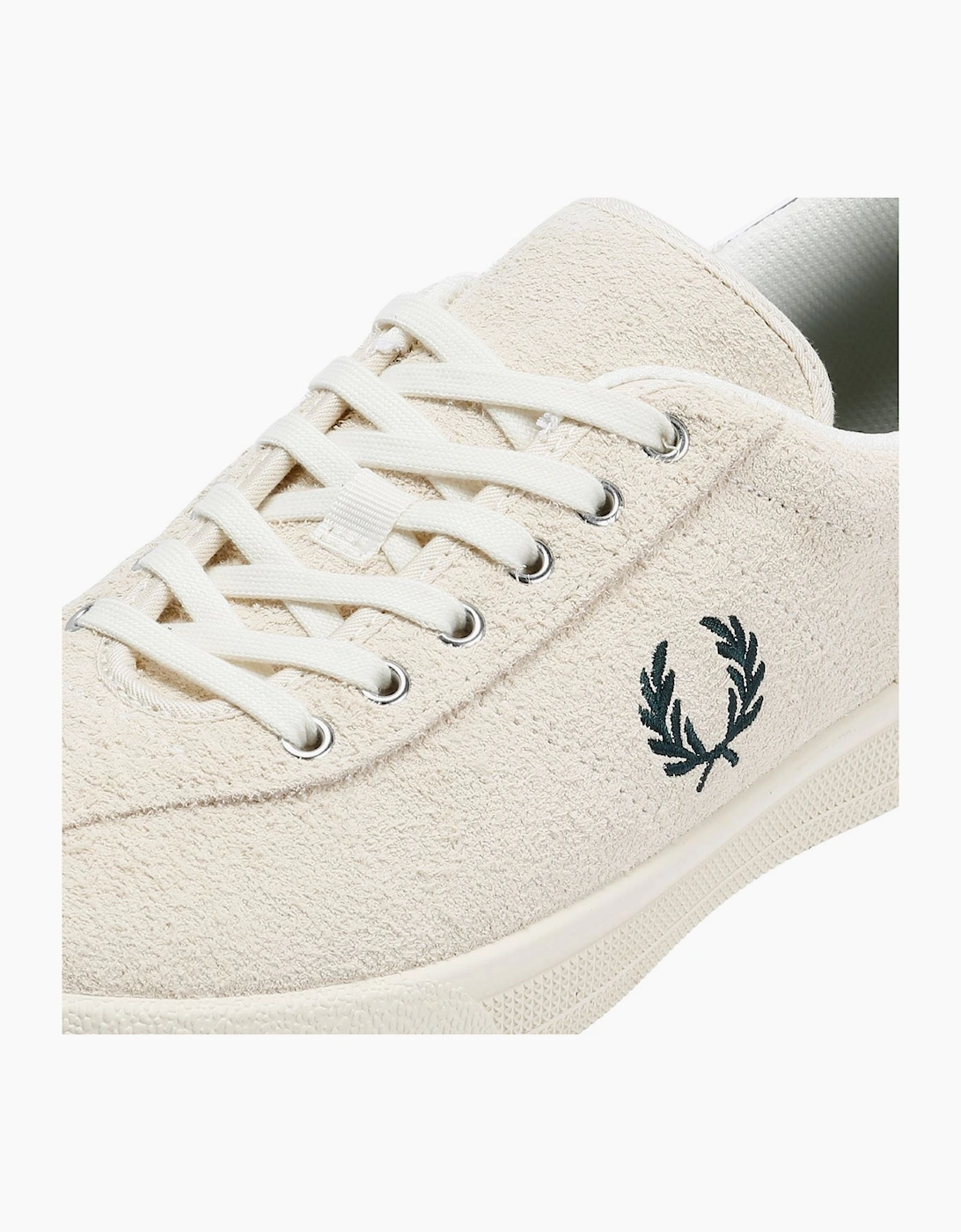 Fred Perry Tennis Shoe Suede Men's Ecru/Grassroot Trainers