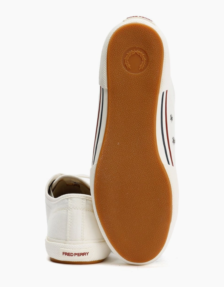 Fred Perry B708 Vintage Tennis Canvas Men's White Trainers