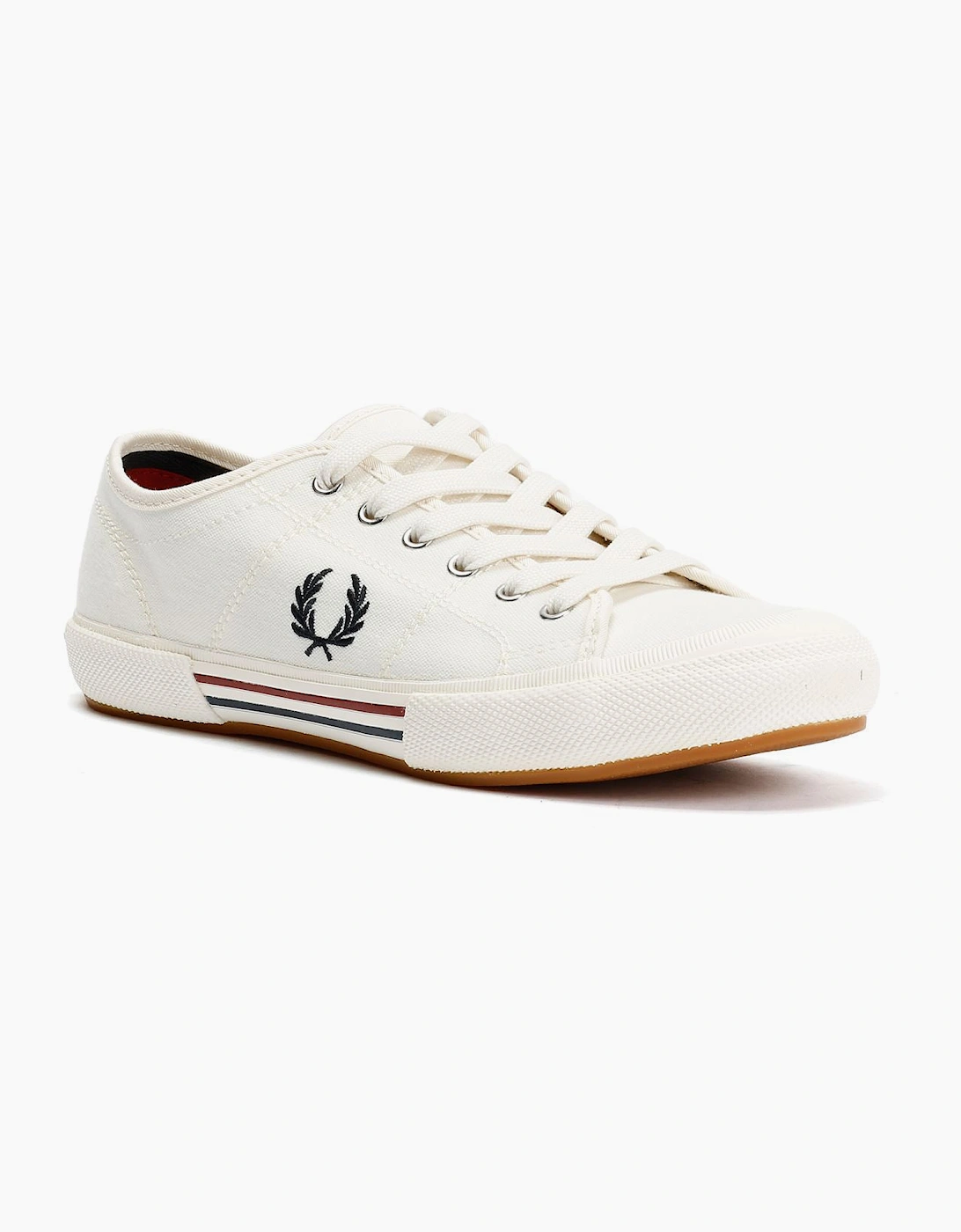 Fred Perry B708 Vintage Tennis Canvas Men's White Trainers