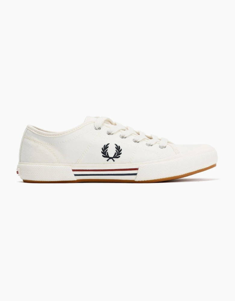 Fred Perry B708 Vintage Tennis Canvas Men's White Trainers