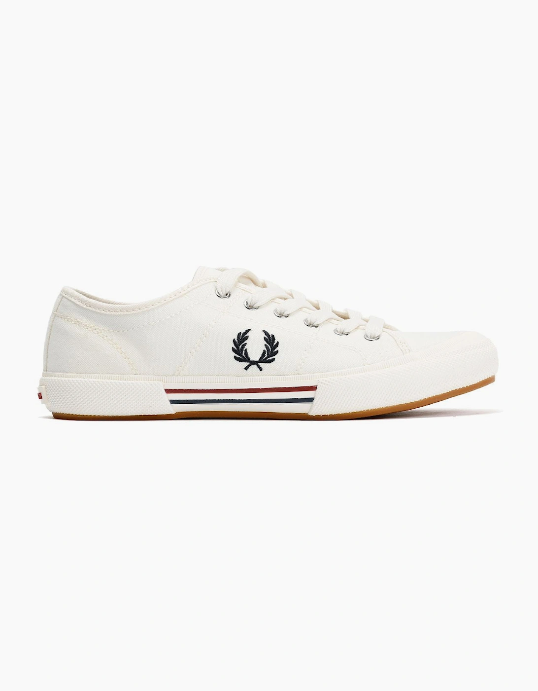 Fred Perry B708 Vintage Tennis Canvas Men's White Trainers