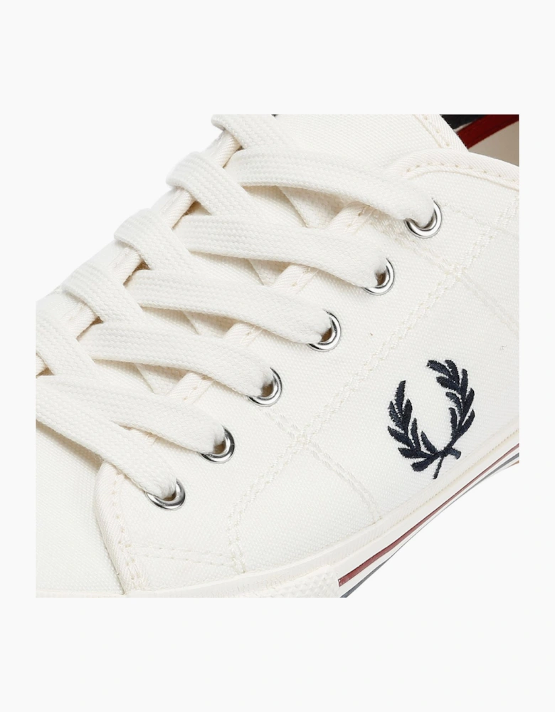 Fred Perry B708 Vintage Tennis Canvas Men's White Trainers