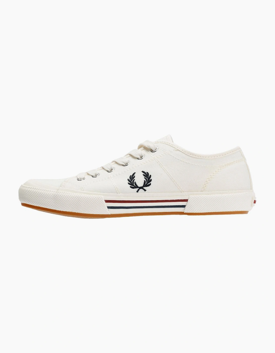 Fred Perry B708 Vintage Tennis Canvas Men's White Trainers