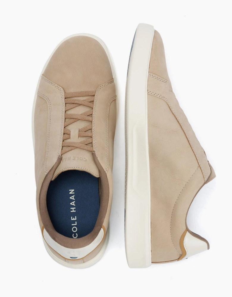Cole Haan Grand Crosscourt Nubuck Men's Beige/Farro/Ivory Trainers