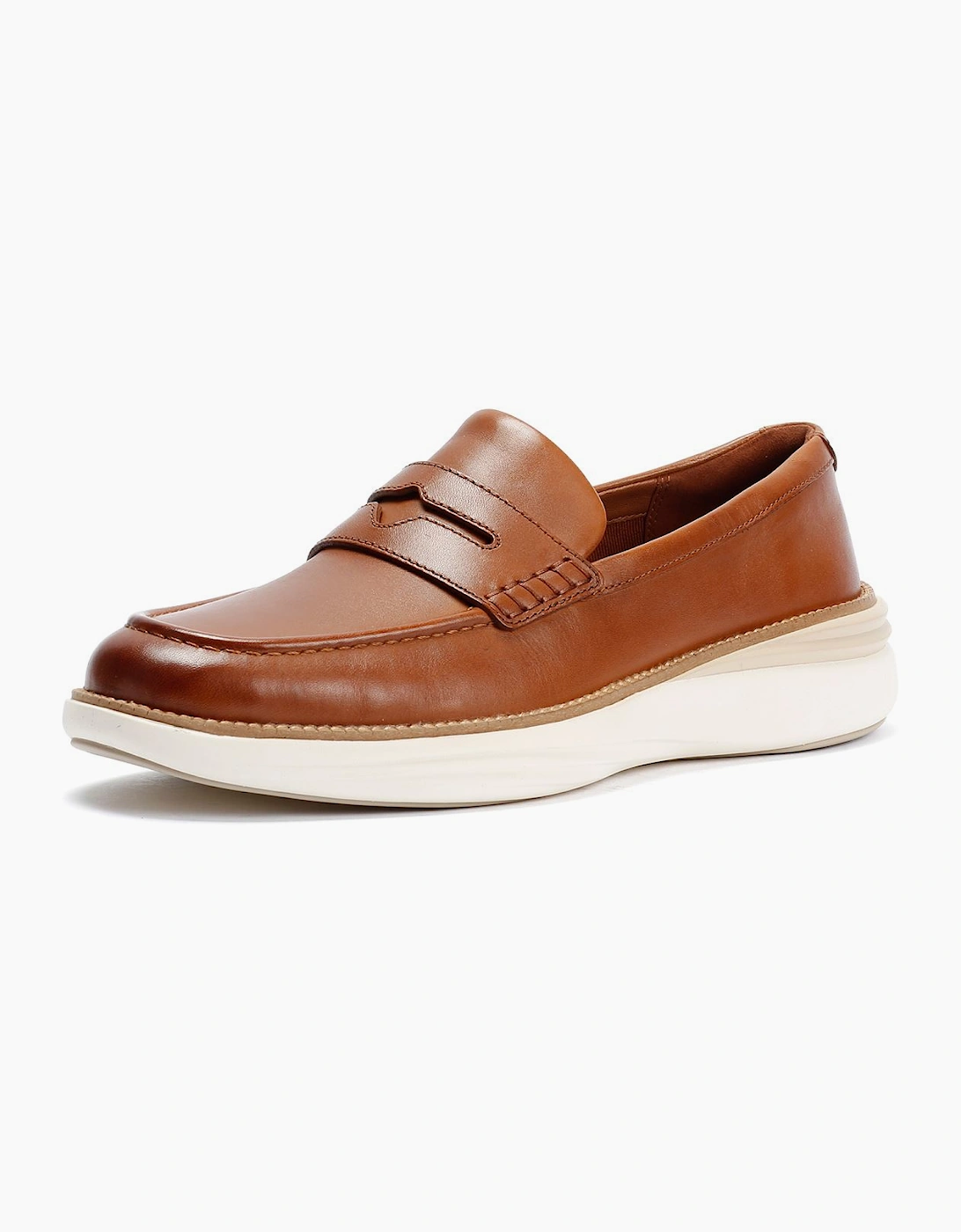 Cole Haan ØriginalGrand Horizon Leather Men's Tan Penny Loafers