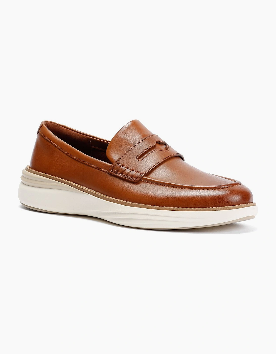 Cole Haan ØriginalGrand Horizon Leather Men's Tan Penny Loafers