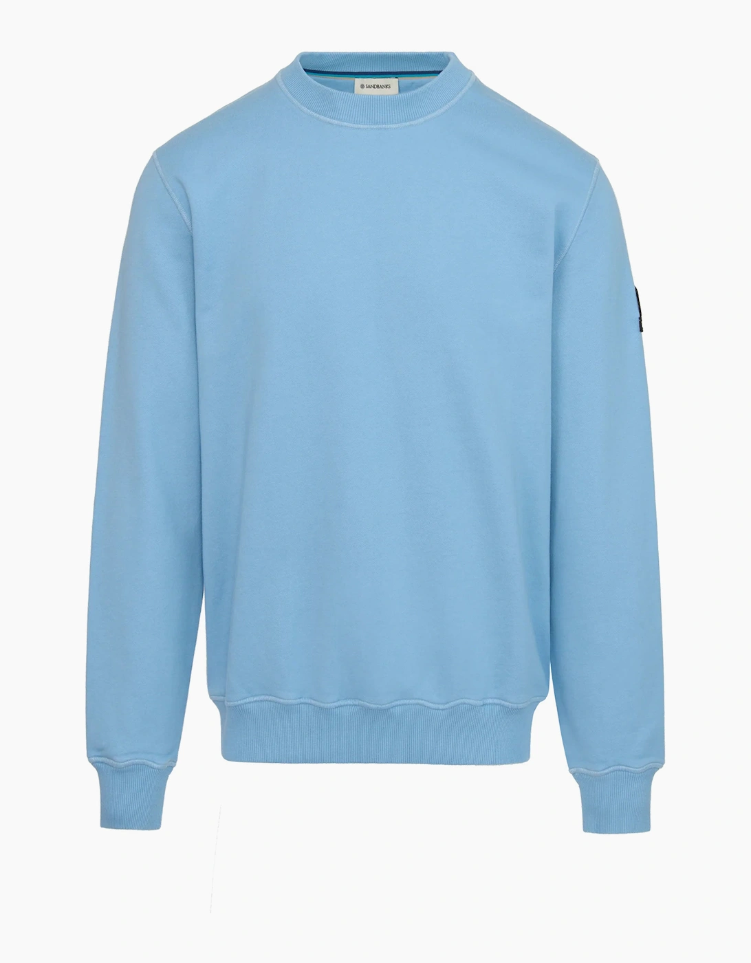 BADGE LOGO SWEATSHIRT DUSTY BLUE, 4 of 3