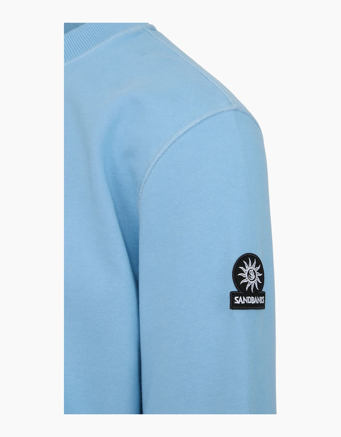 BADGE LOGO SWEATSHIRT DUSTY BLUE