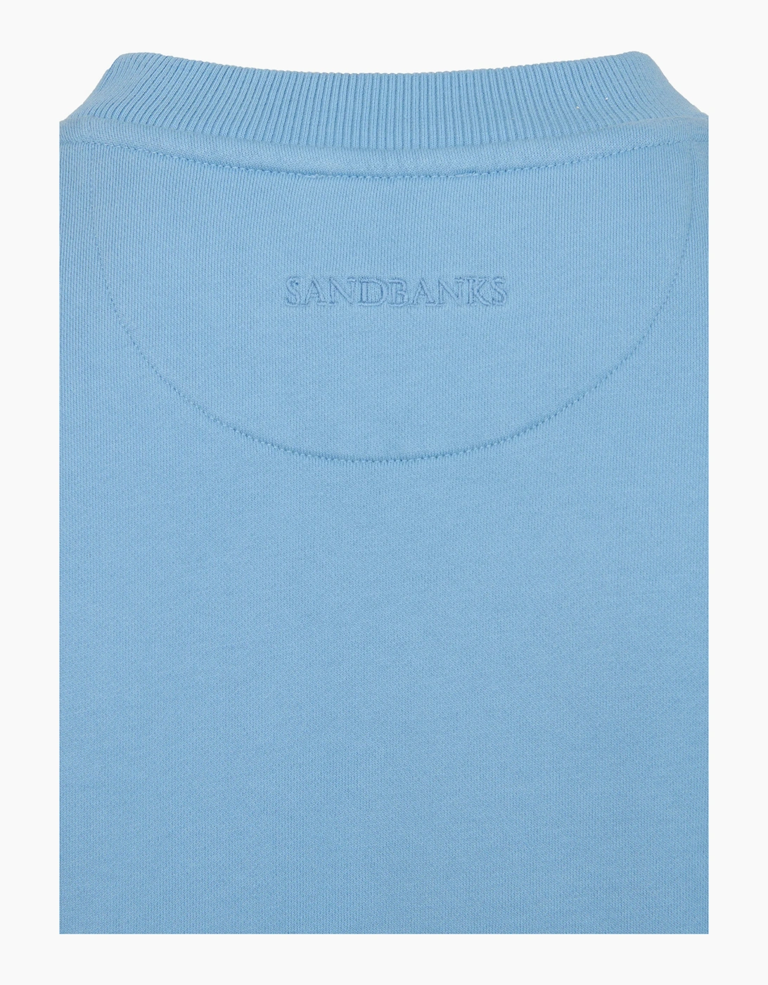 BADGE LOGO SWEATSHIRT DUSTY BLUE