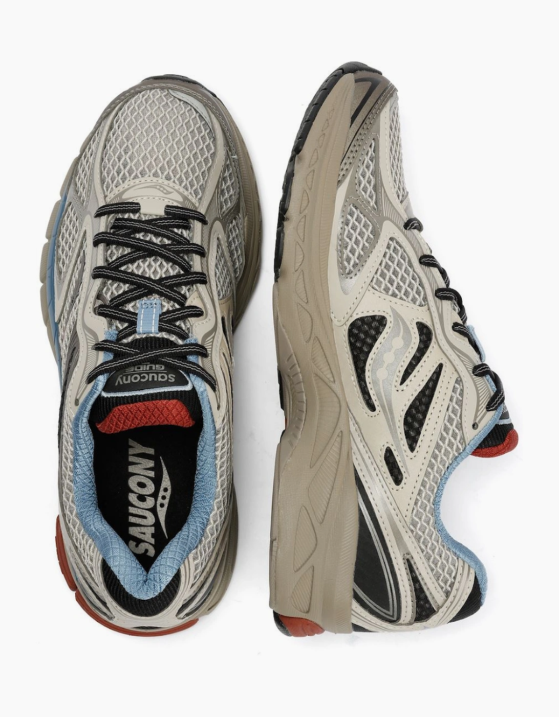 Saucony ProGrid Guide 7 Taupe/Black Trainers