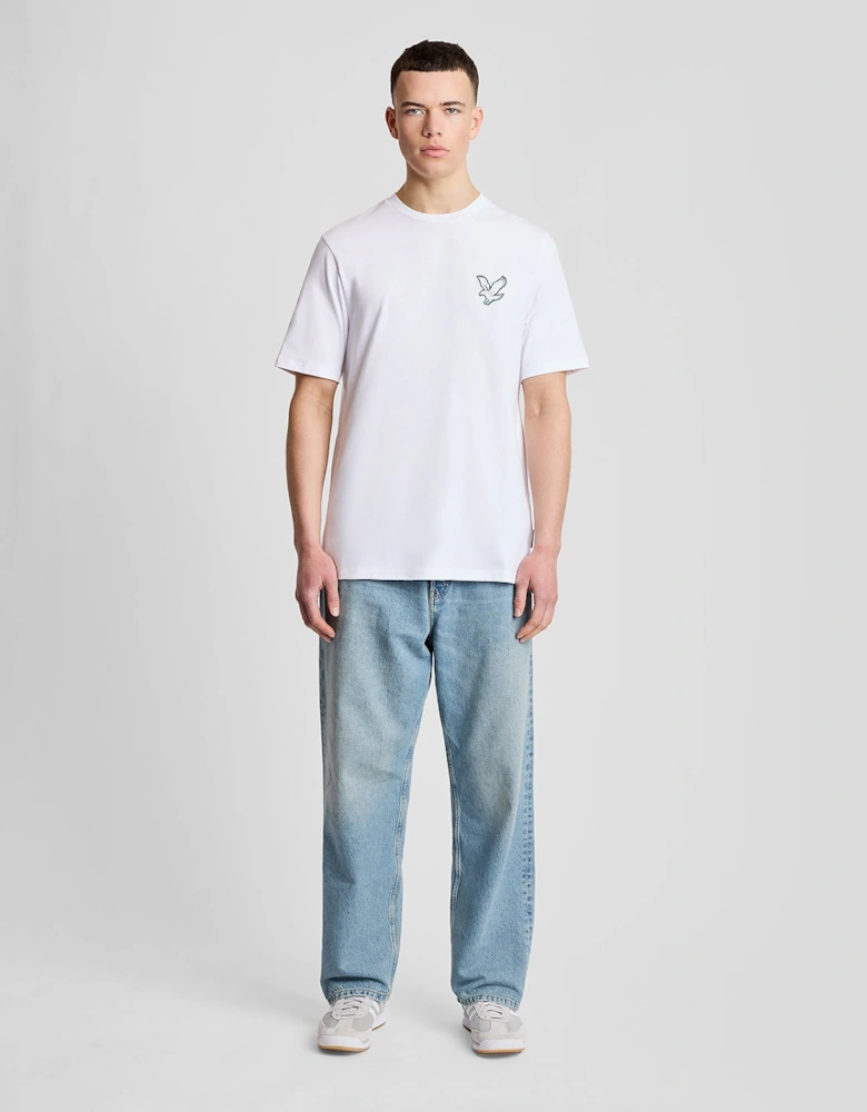 Back Print Graphic T-Shirt