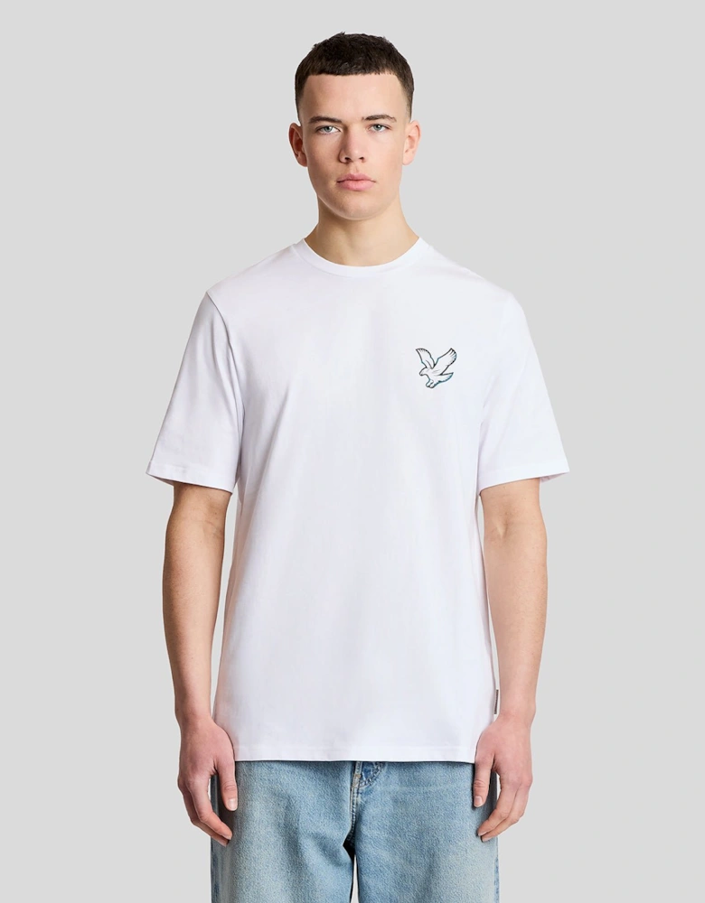 Back Print Graphic T-Shirt