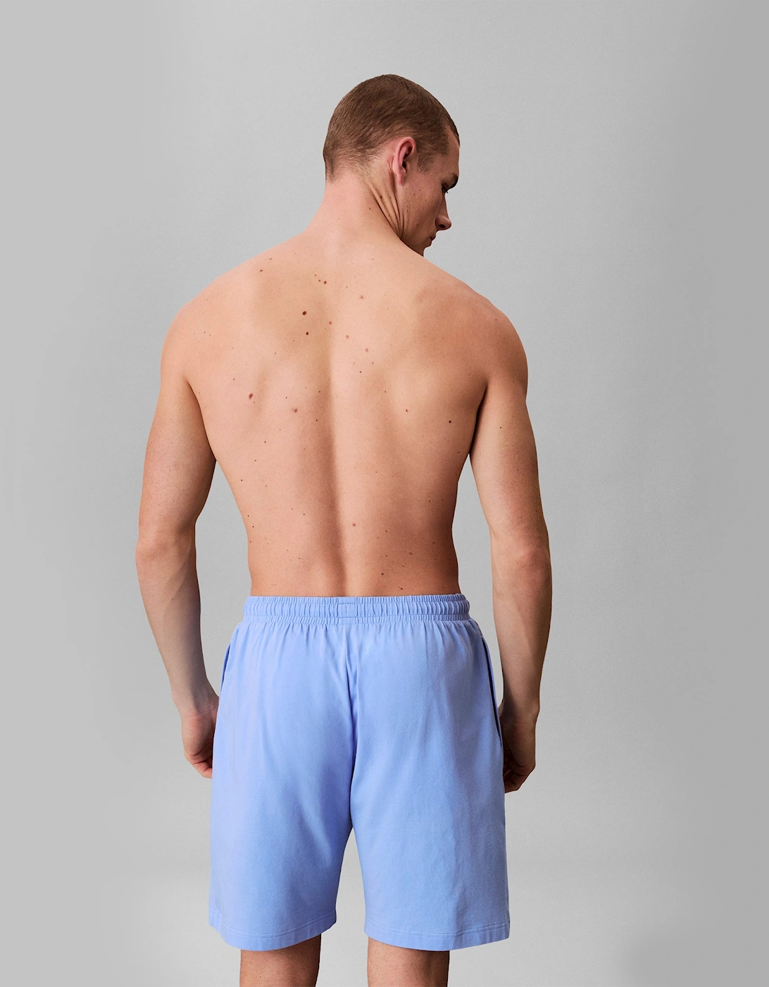 Calvin Klein LV00NM2973 Mens Shorts Blue Descent