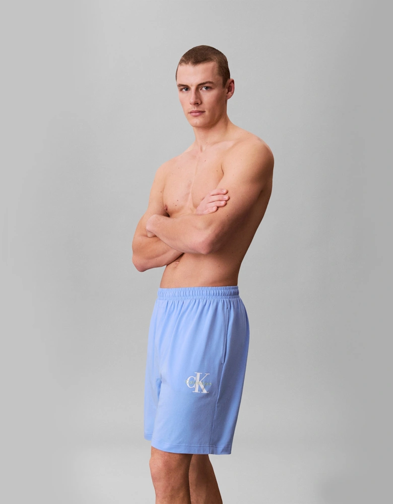 Calvin Klein LV00NM2973 Mens Shorts Blue Descent