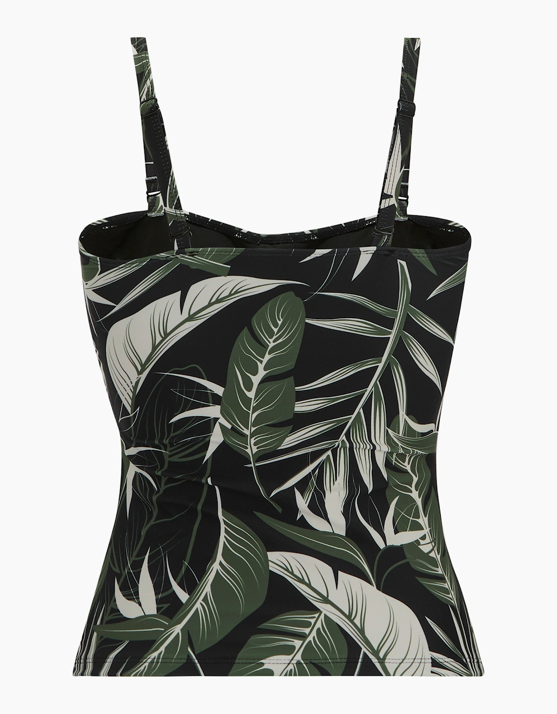 Womens/Ladies Aceana III Tropical Leaves Tankini Top