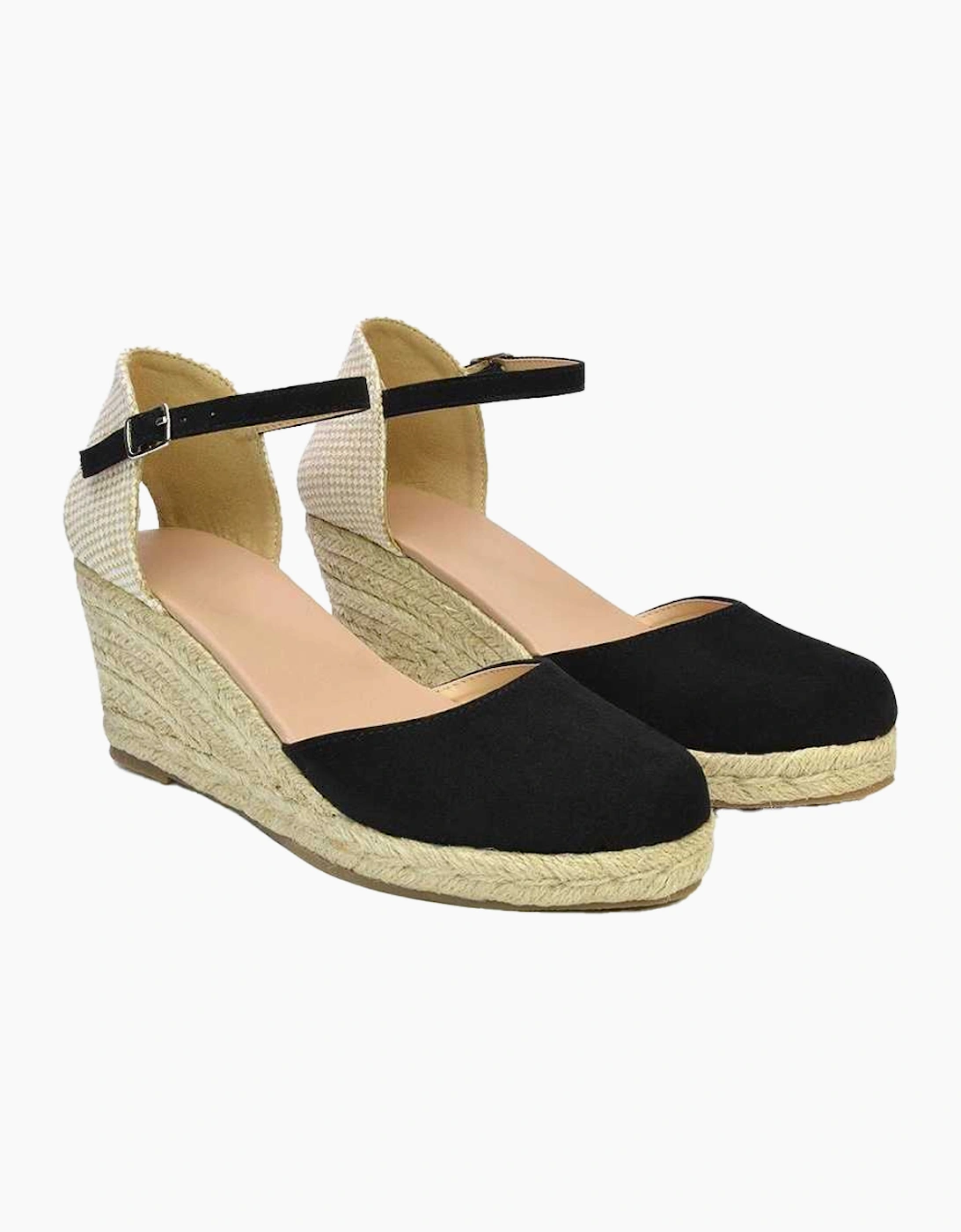 Womens/Ladies Rocky Closed Toe Mid Heel Sandals