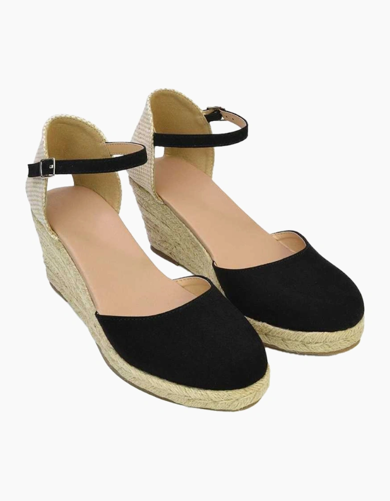 Womens/Ladies Rocky Closed Toe Mid Heel Sandals