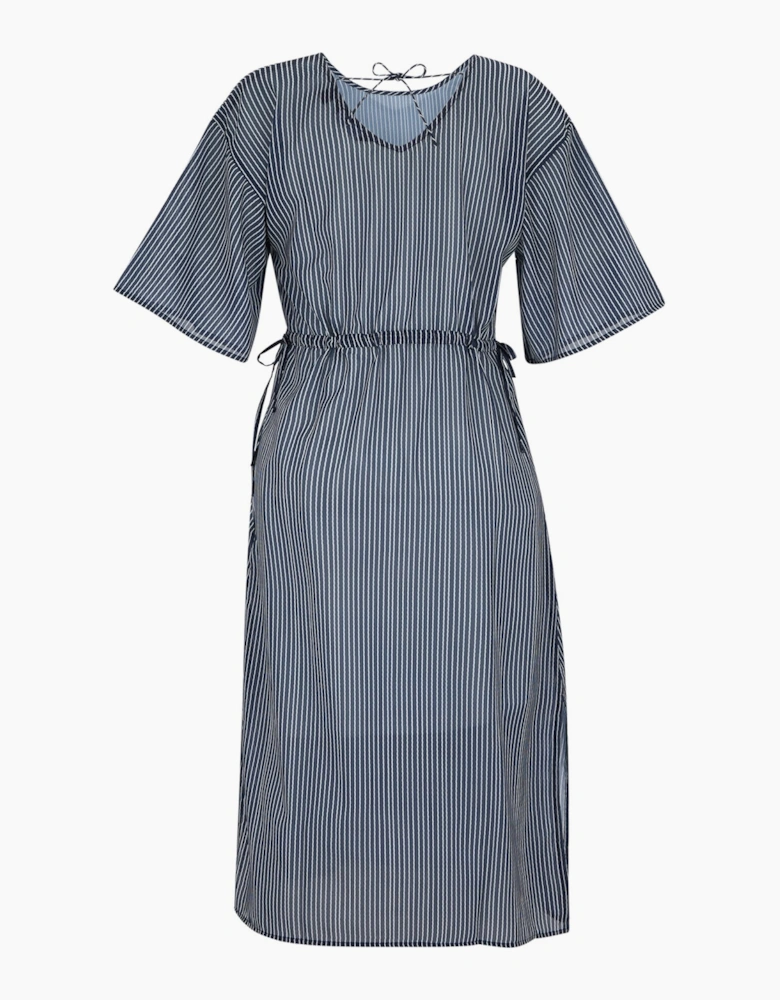 Womens/Ladies Avorno Wavy Striped Kaftan