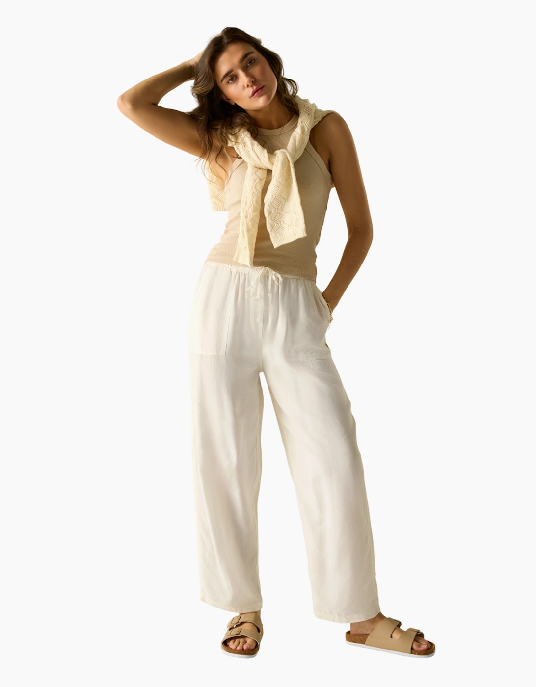 Regatta Women's Black / Elbrie Plain Trousers - Size 14 UK R