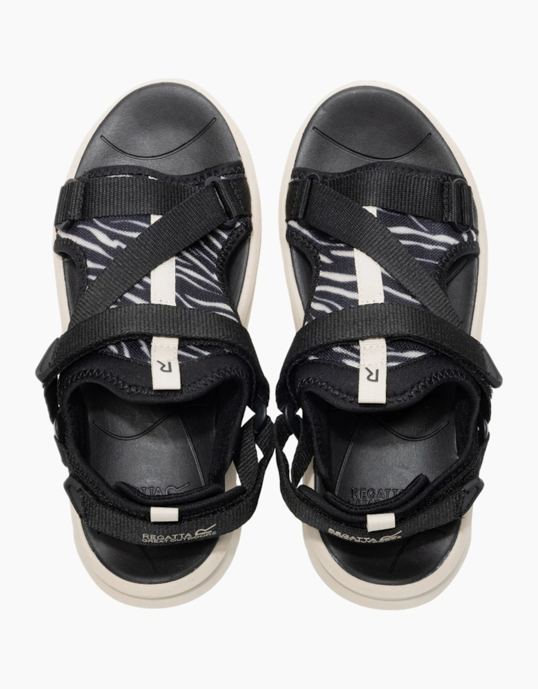 Regatta Womens/Ladies Lito Zebra Print Sandals