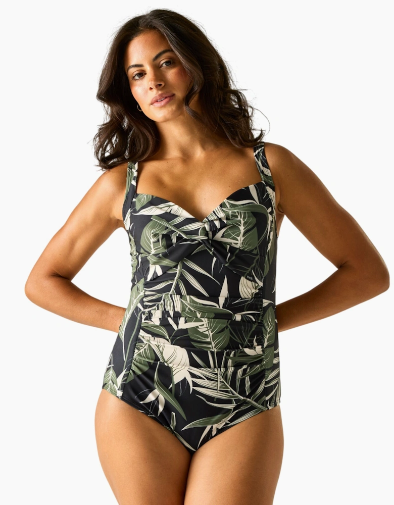 Womens/Ladies Sakari Tropical Tummy Control One Piece Swimsuit