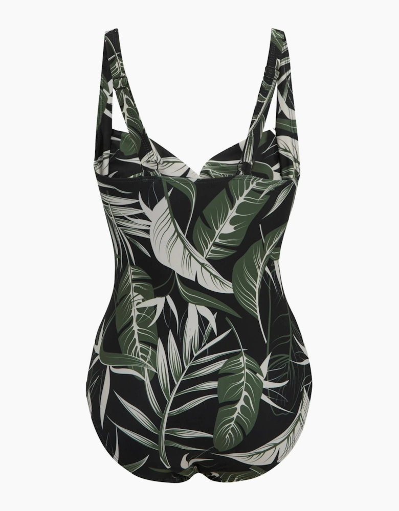 Womens/Ladies Sakari Tropical Tummy Control One Piece Swimsuit