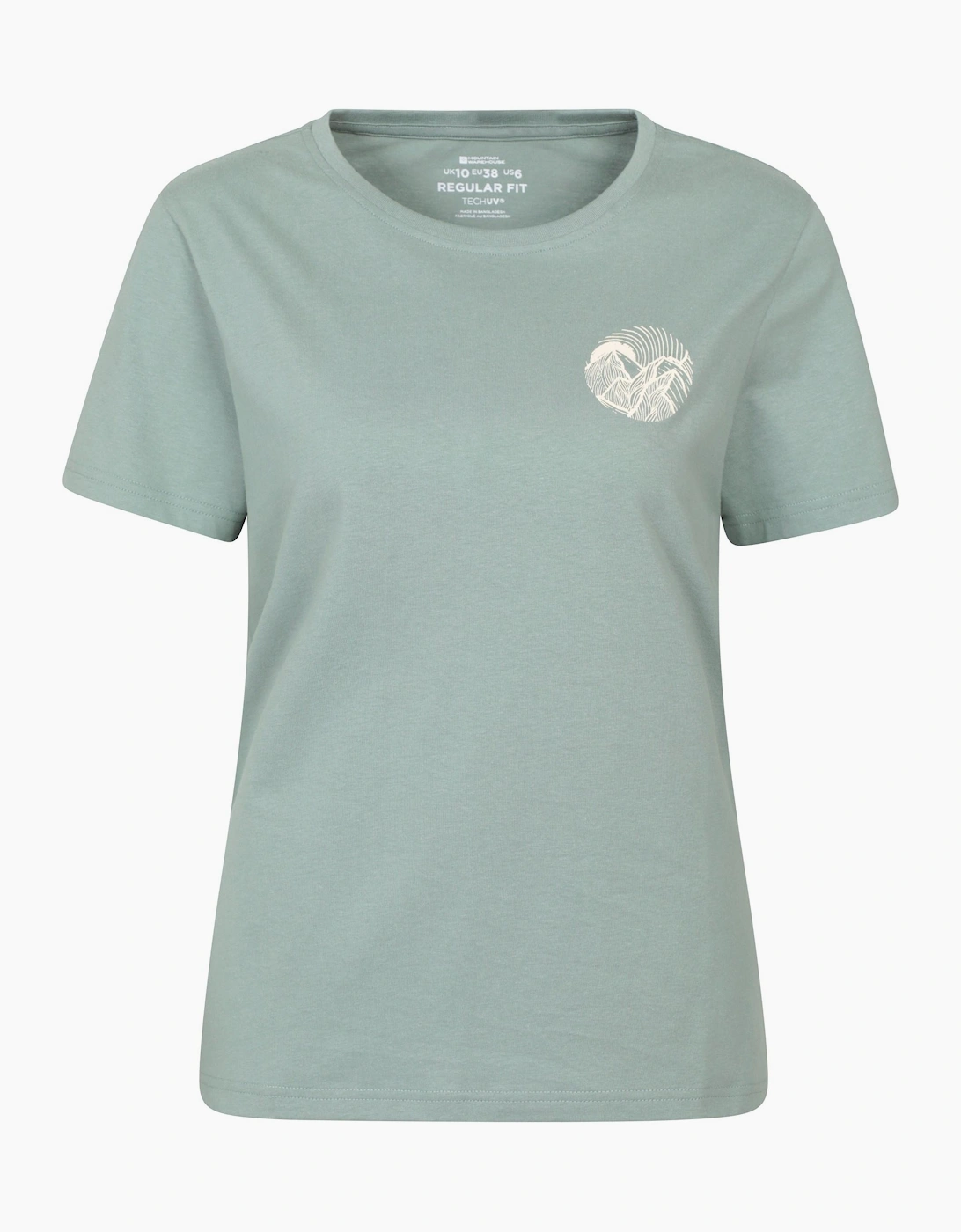 Women's Mountain Warehouse Womens/Ladies Sunrise T-Shirt - Green - Size, 16