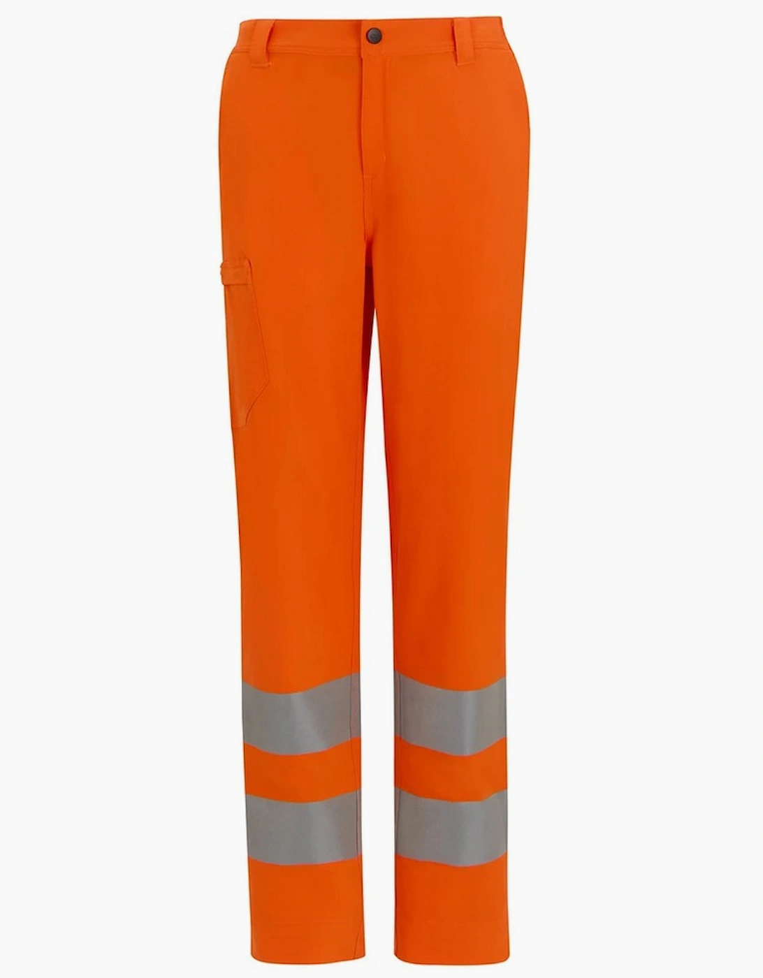 Men's Regatta Professional Mens Pro Contract Stretch Hi-Vis Work Trousers - Orange - Size: 28R