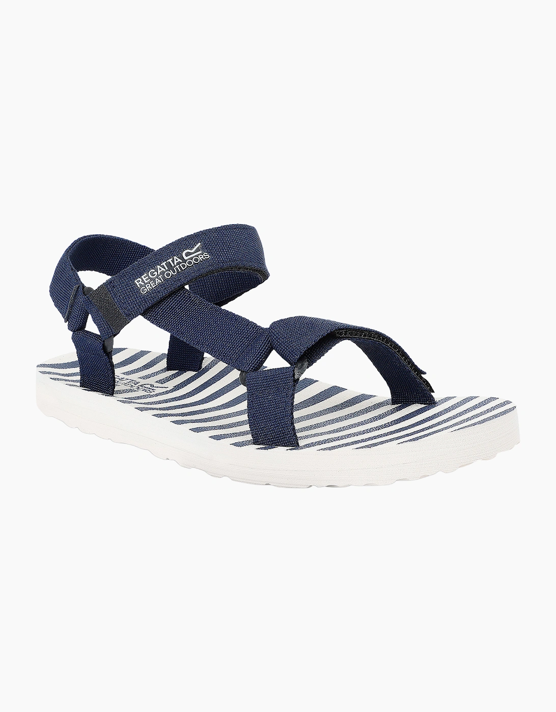 Womens/Ladies Lady Vendeavour Stripe Sandals, 6 of 5