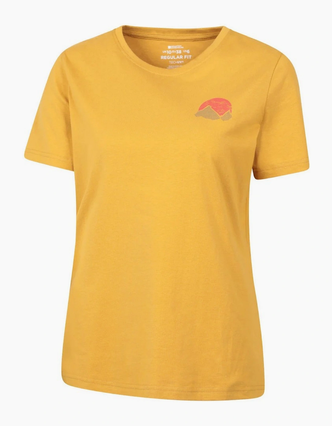 Womens/Ladies Sunset Back Print T-Shirt